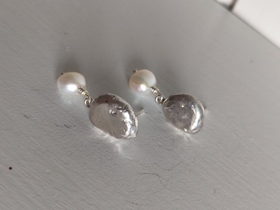 Perledråper smeltet