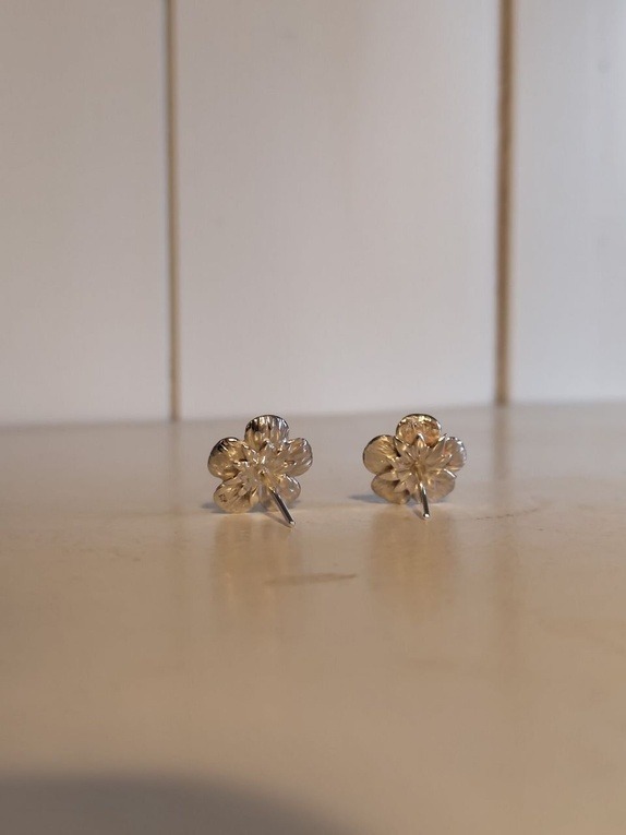 Markjordbærblomst med gulldetaljer & Citrin - Bilde 12